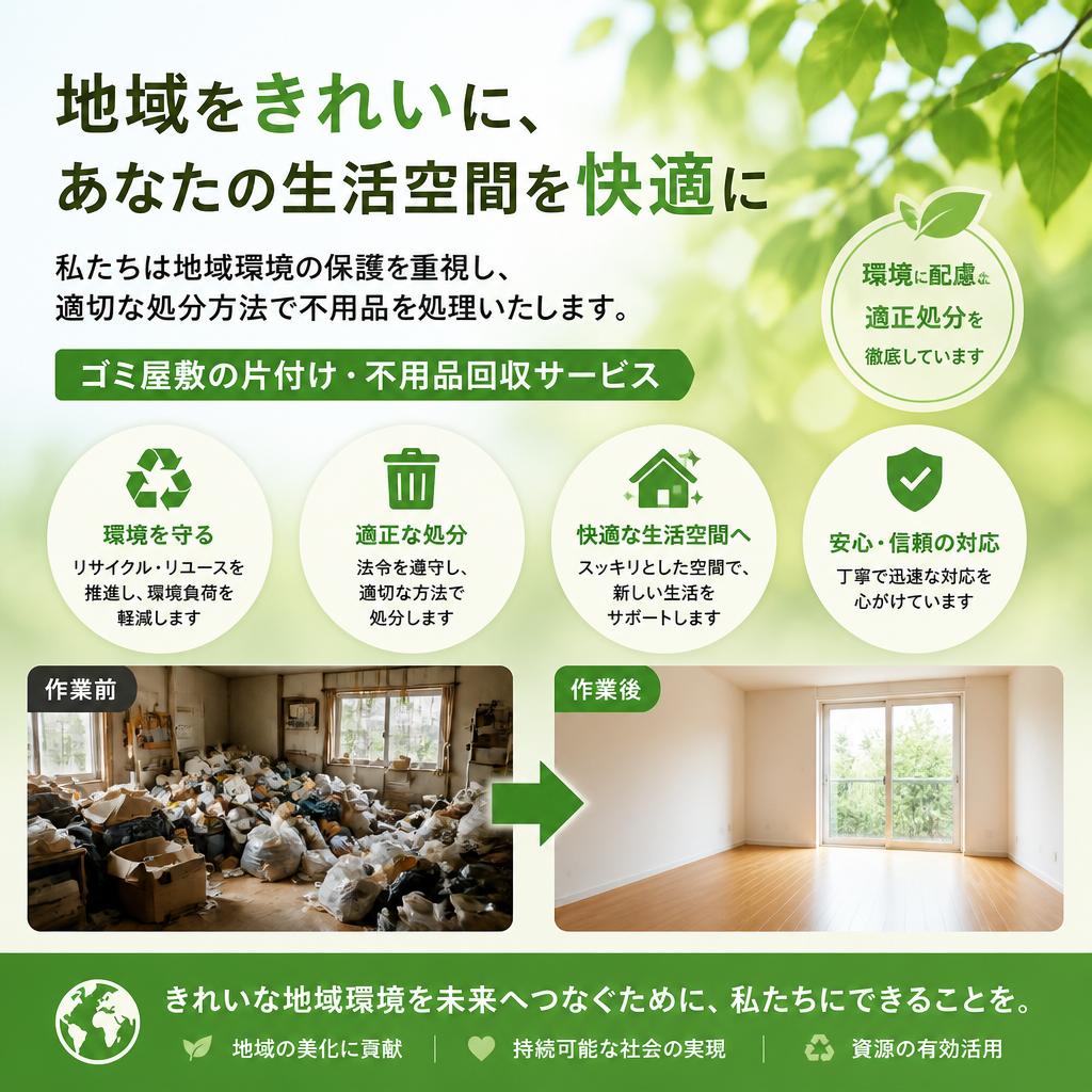 環境に配慮した安心・安全な回収